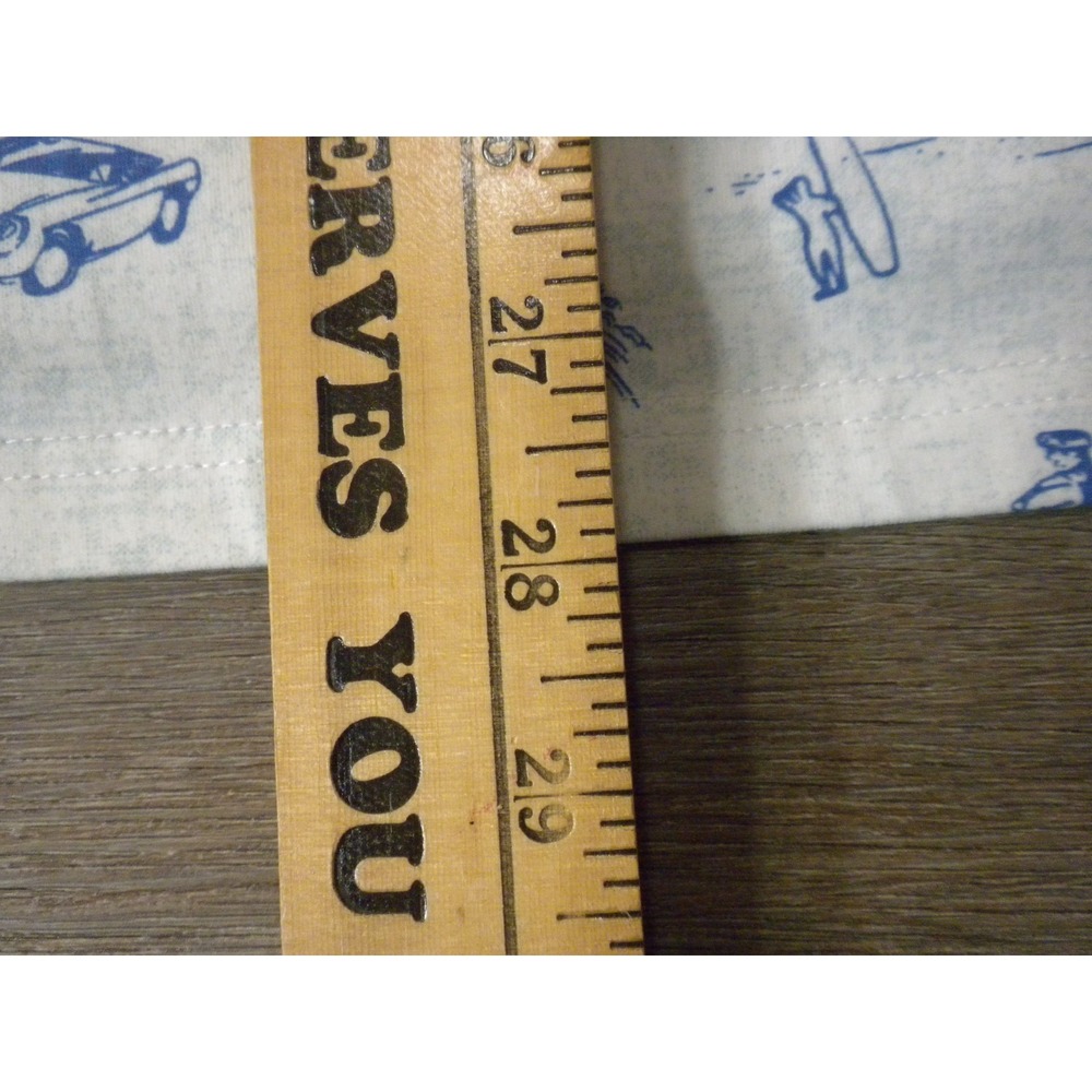 Johnnie-O Polo Shirt Mens M White Blue Hangin Out Beginner's Luck AOP Surf Beach - Picture 6 of 7